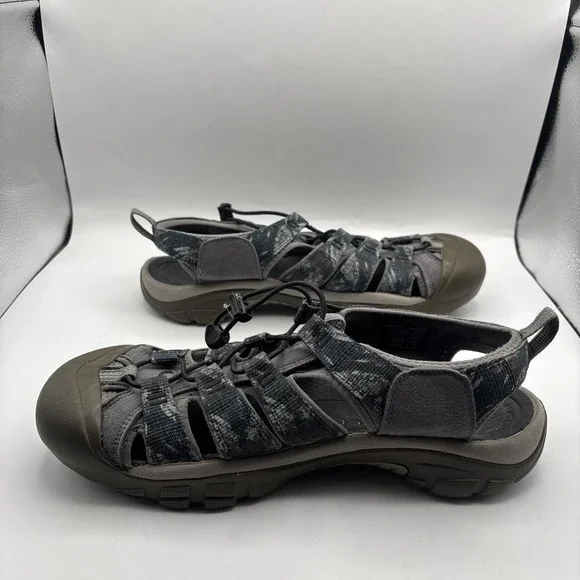 KEEN Men's Newport H2 Closed Toe Water Sandals, Midnight Navy/Neutral Gray, 12 M - Picture 3 of 9